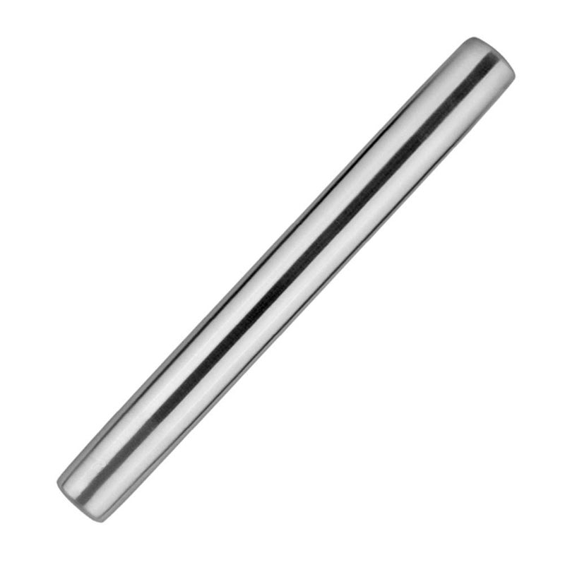 Hvanam Stainless Steel Rolling Pin Professional French Metal Dough Roller 15.75" Kitchen Baking Tools Supplies For Pizza,Pasta,Cake,Pastry,Ravioli,Fondant,Cookies - Image 1